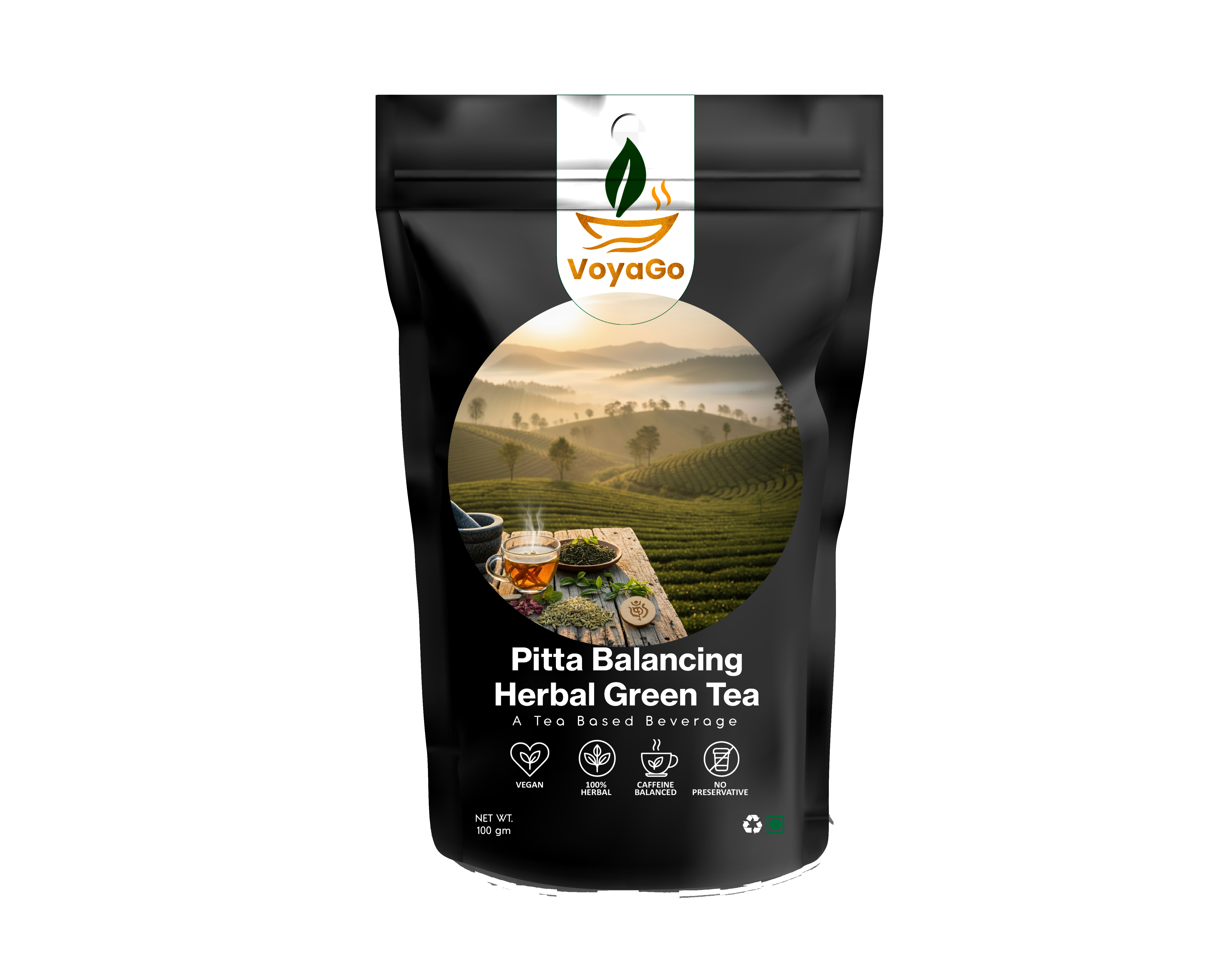 Pitta Balancing Herbal Green Tea
